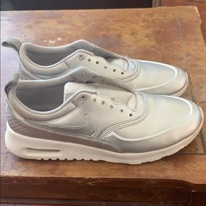 Silver Nike Air Max Thea sneakers